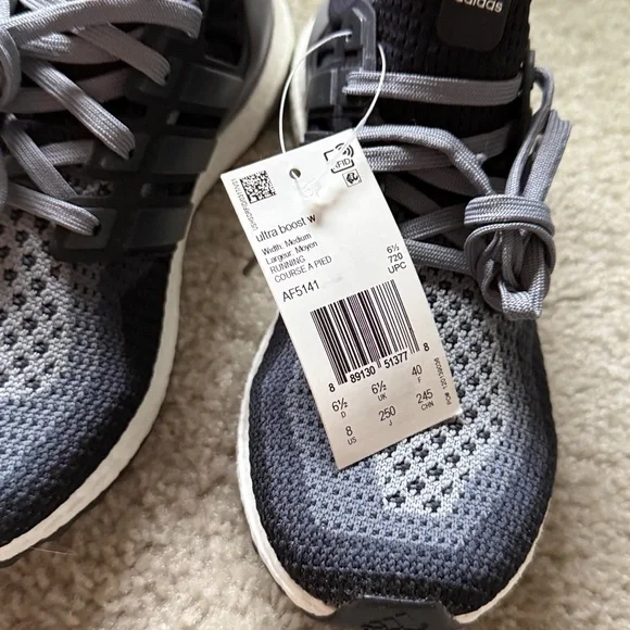 Adidas Ultra Boost Black and Gray - Picture 7 of 7
